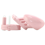 2.5 Inch Locking Male Chastity Device in Pink Bondage and Fetish > Cock and Ball Devices - Tophatter Daily Deals