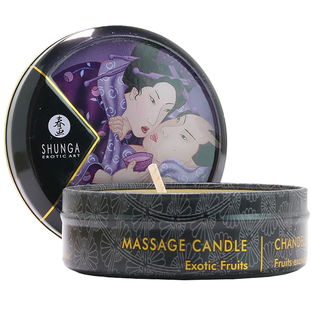 Libido Mini Massage Candle 1oz/30ml in Exotic Fruits Sensual Love > Massage - Tophatter Daily Deals