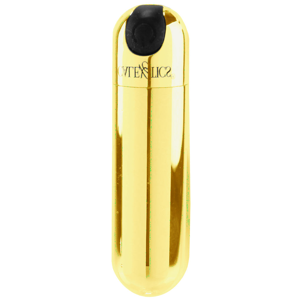Rechargeable Hideaway Bullet Vibe in Gold Vibrators > Bullet and Egg Vibrators - Tophatter Daily Deals