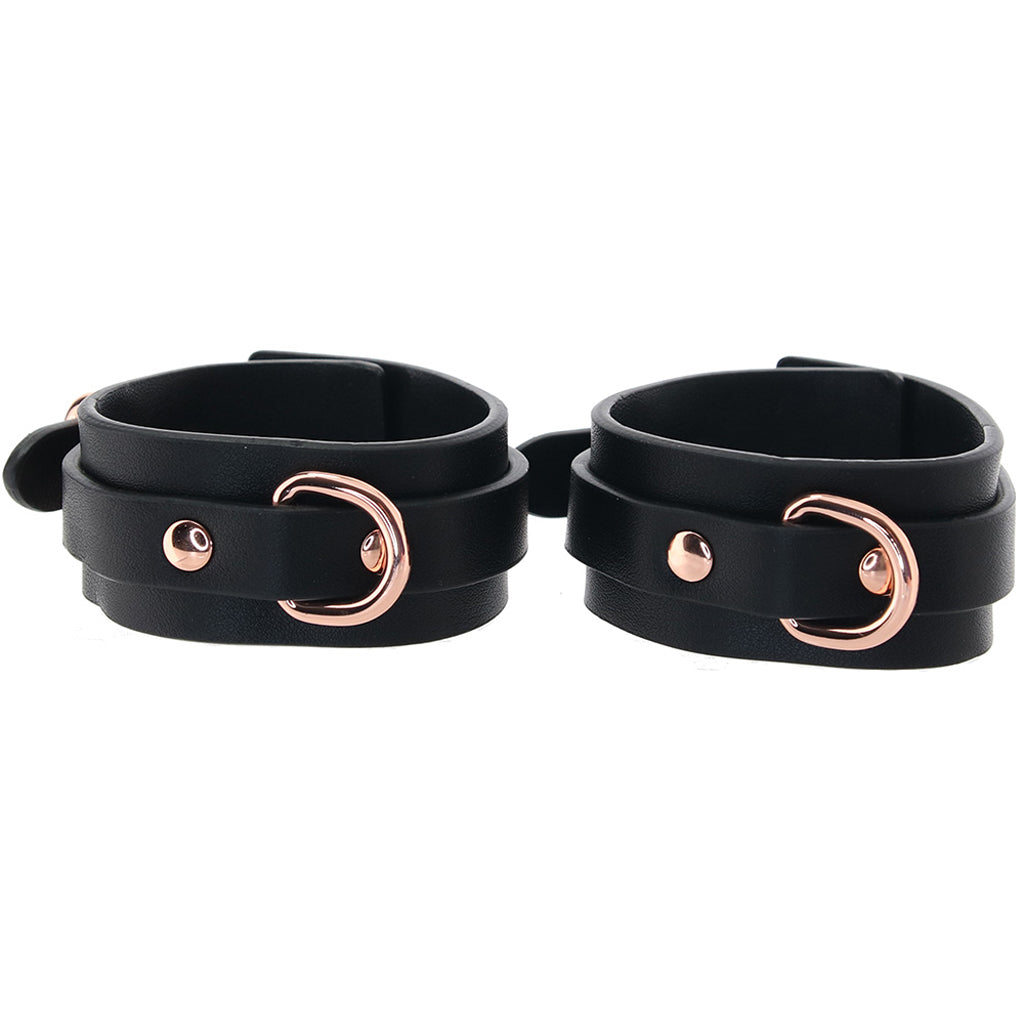 Bondage Couture Ankle Cuffs in Rose Gold Bondage and Fetish > Wrist and Ankle Cuffs - Tophatter Daily Deals