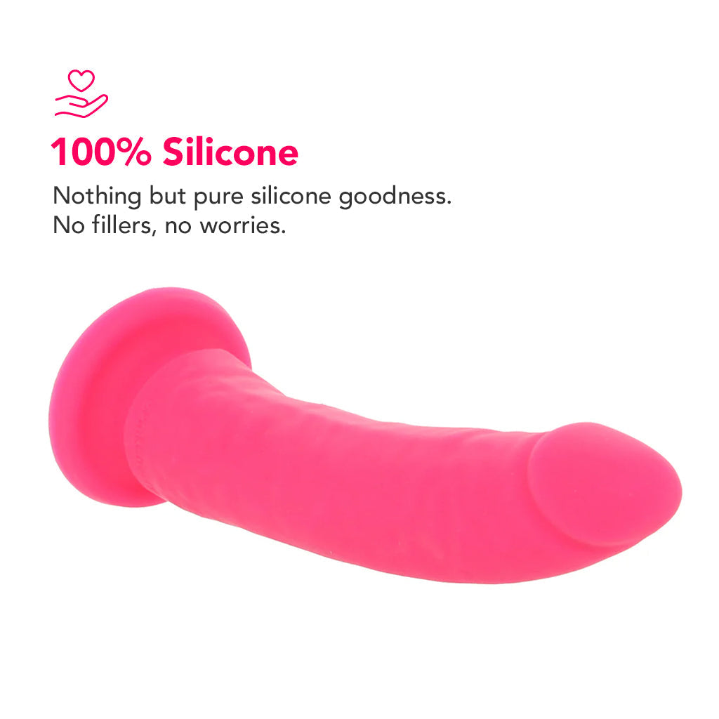 PinkCherry Premium 7.5 Inch Pink Silicone Realistic Dildo - Tophatter's Adult Sex Toys Online Dildo Sex Toys > Realistic Dildos - Tophatter Daily Deals