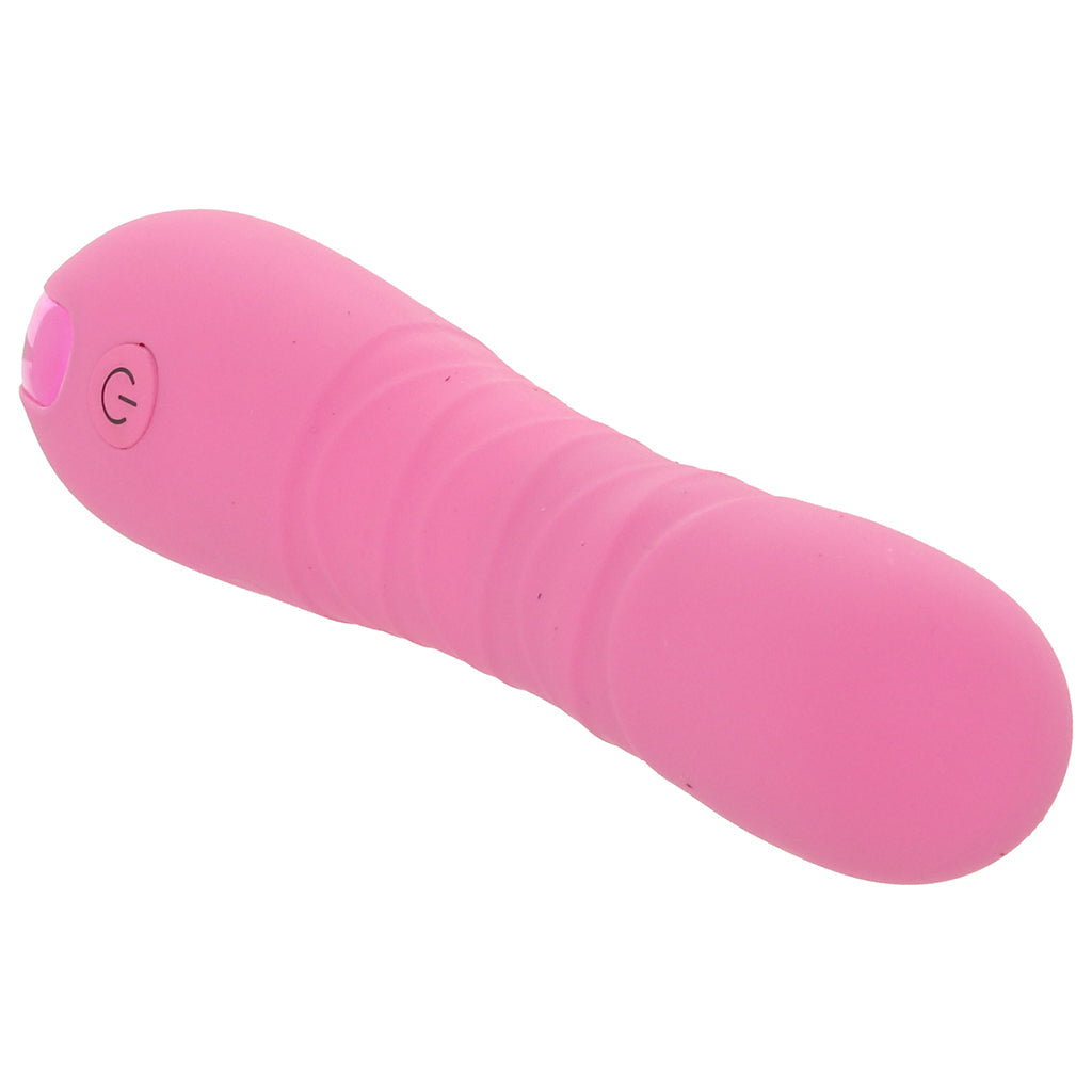 Pretty in Pink Crush Thrusting Vibe Vibrators > Bullet and Egg Vibrators - Tophatter Daily Deals