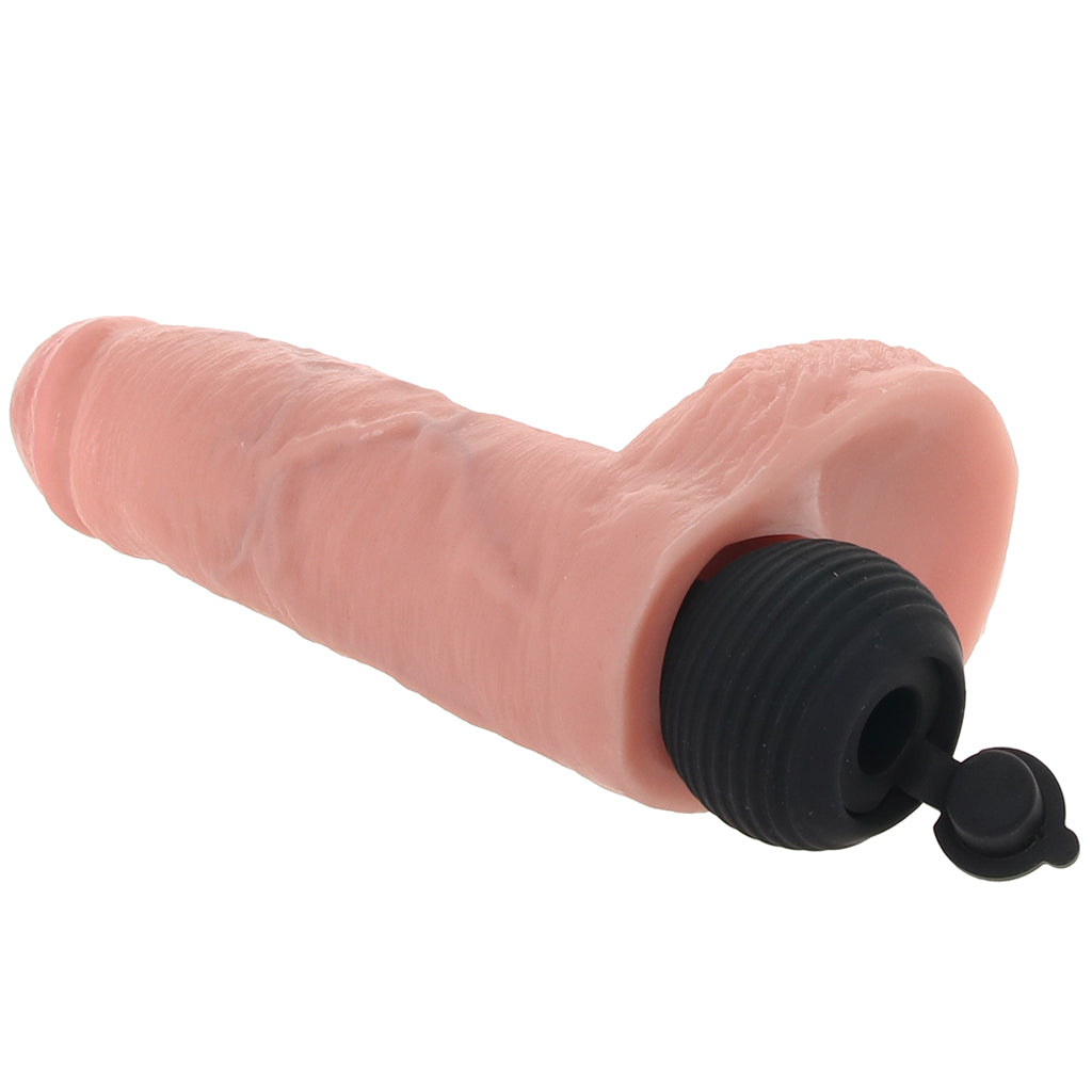 King Cock 8 Inch Squirting Cock with Balls in Flesh - Tophatter's Adult Products Dildo Sex Toys > Realistic Dildos - Tophatter Daily Deals