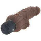 PowerCock 7 Inch Vibe with Clitoral Stimulator in Brown Vibrators > Realistic Vibrator Dildos - Tophatter Daily Deals