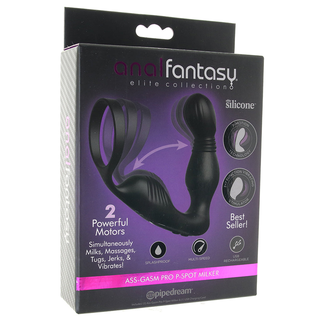 Anal Fantasy Elite Ass-Gasm Pro P-Spot Milker - Tophatter's Adult Products Anal Sex Toys > Prostate Massagers - Tophatter Daily Deals