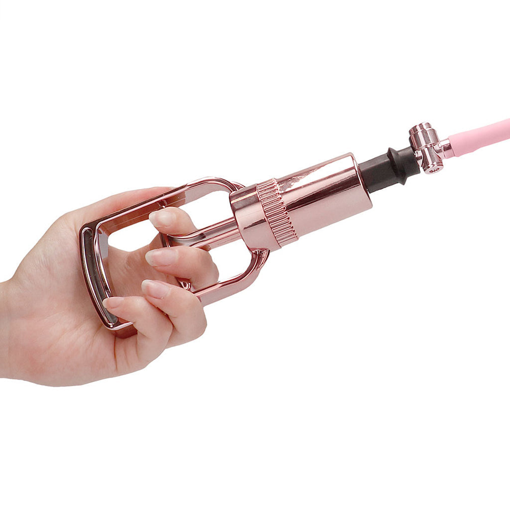 Pumped Rose Gold Clitoral & Nipple Pump Set in Large Bondage and Fetish > Nipple Stimulators & Clamps - Tophatter Daily Deals