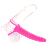 Silicone Love Rider Dual Penetrator in Pink Dildo Sex Toys > Anal Dildos - Tophatter Daily Deals