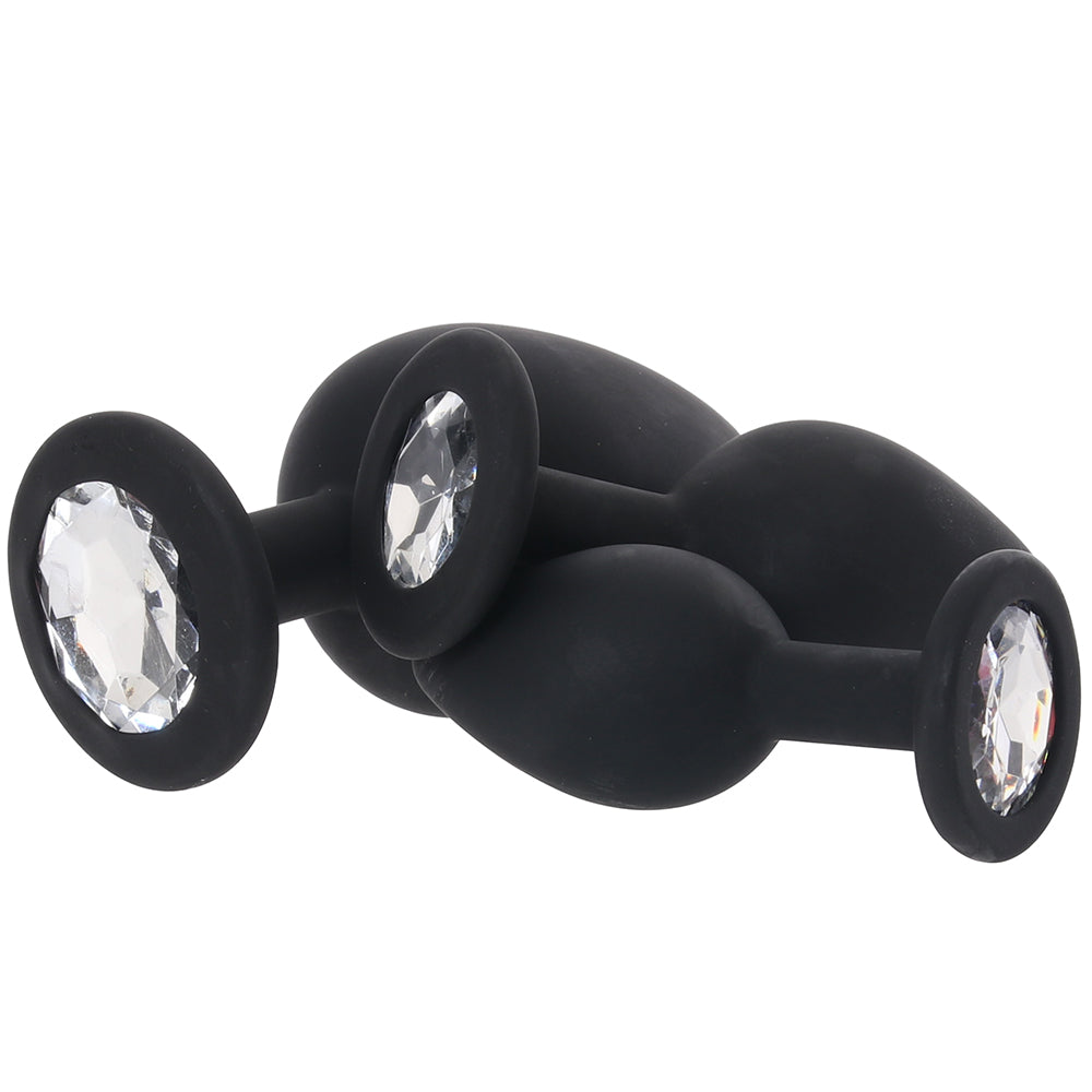 Gemsations Round Gem Silicone Anal Training Kit - Tophatter's Adult Sex Toys Online Anal Sex Toys > Butt Plugs - Tophatter Daily Deals