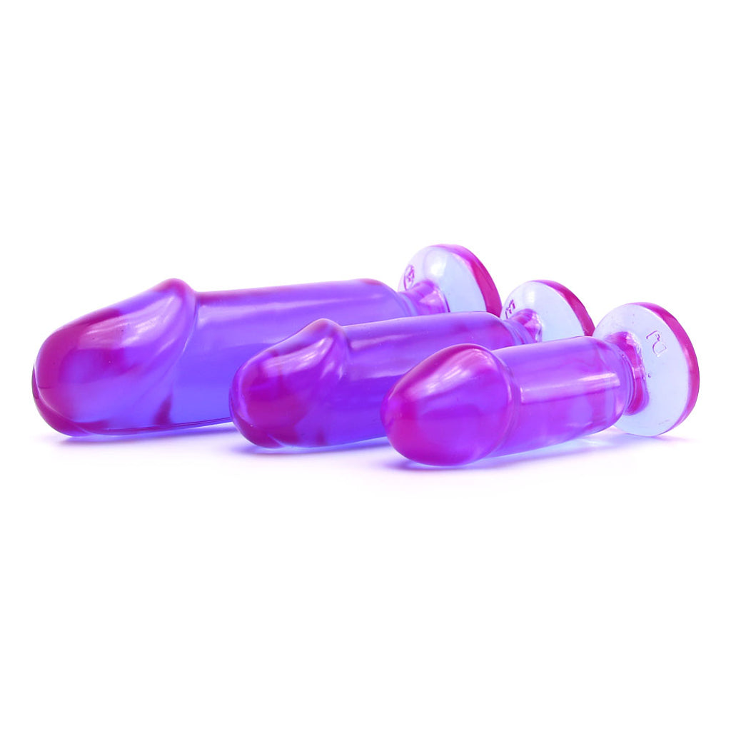 Crystal Jellies Anal Starter Kit in Purple Anal Sex Toys > Anal Starter Toys - Tophatter Daily Deals