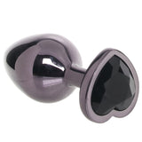 Jewel Black Diamond Heart Plug in Large - Tophatter's Adult Sex Toys Online Anal Sex Toys > Butt Plugs - Tophatter Daily Deals
