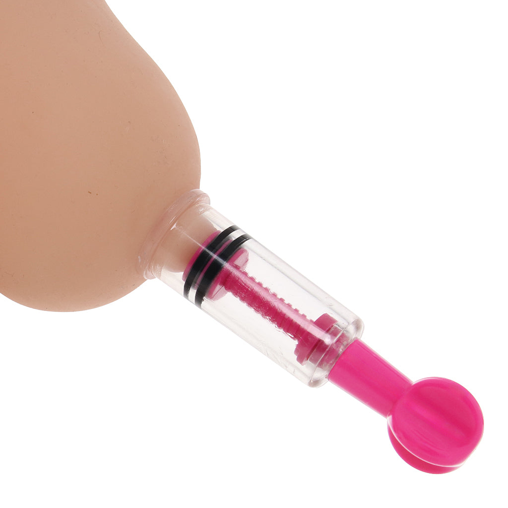 Size Matters MAXtwist Clit & Nipple Sucker Set in Pink Bondage and Fetish > Nipple Stimulators & Clamps - Tophatter Daily Deals