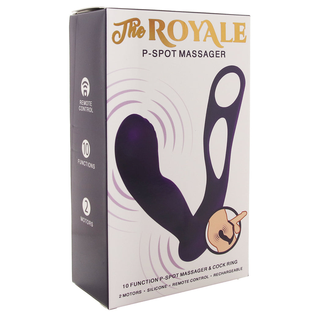 The Royale P-Spot Massager & Cock Ring Anal Sex Toys > Prostate Massagers - Tophatter Daily Deals