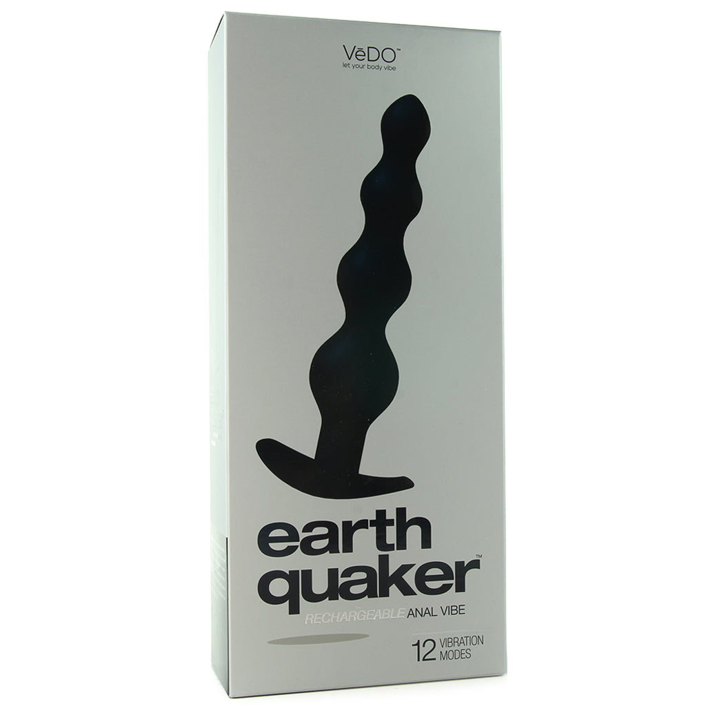 Earth Quaker Rechargeable Anal Vibe in Black Anal Sex Toys > Anal Vibrators - Tophatter Daily Deals