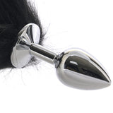 Running Wild Black & White Tail Plug Anal Sex Toys > Butt Plugs - Tophatter Daily Deals