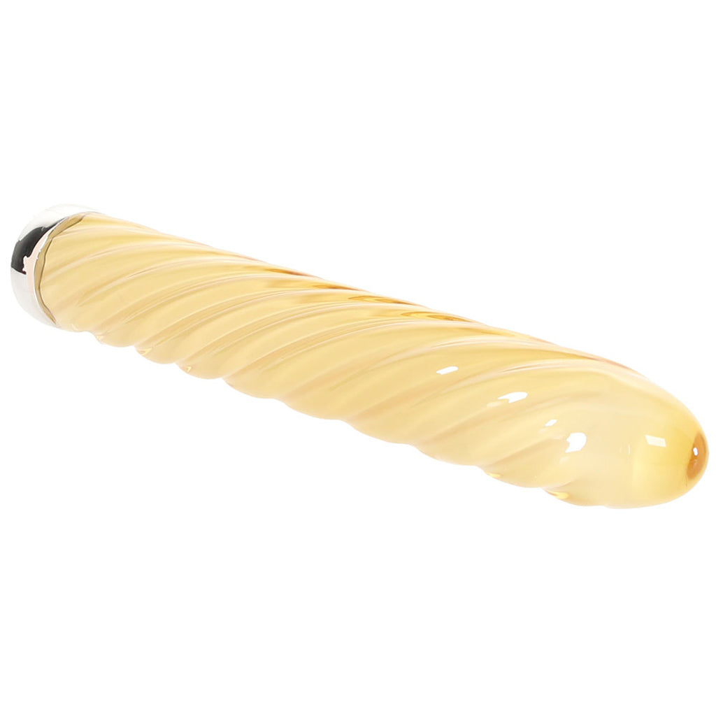 Playboy Pleasure Twist of Fate Glass Vibe - Tophatter's Adult Sex Toys Online Vibrators > Traditional Vibrators - Tophatter Daily Deals