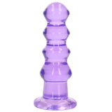 RealRock Crystal Clear Jelly 5.5 Inch Curvy Dildo in Purple Dildo Sex Toys > Anal Dildos - Tophatter Daily Deals
