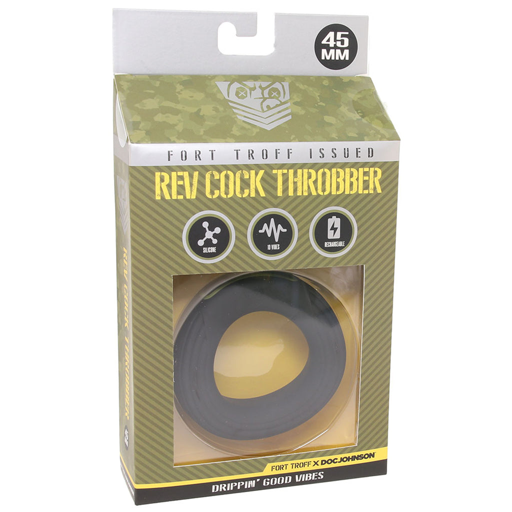 Fort Troff Rev Cock Throbber Ring in 45mm - Tophatter's Vibrator Deals Online Cock Rings - Tophatter Daily Deals