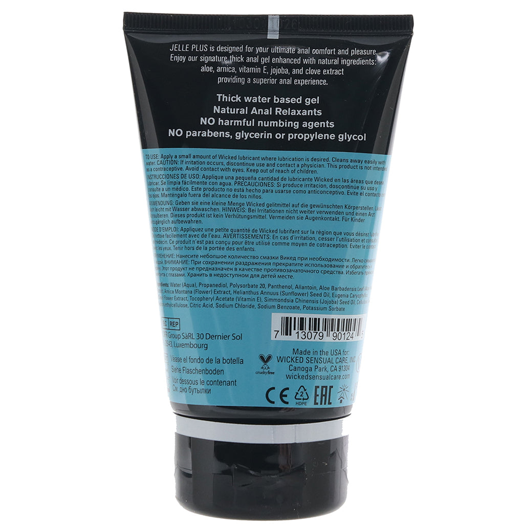 Jelle Plus Naturally Relaxing Anal Lube in 4oz/120ml Lubes and Lotions > Anal Sex Lubes - Tophatter Daily Deals