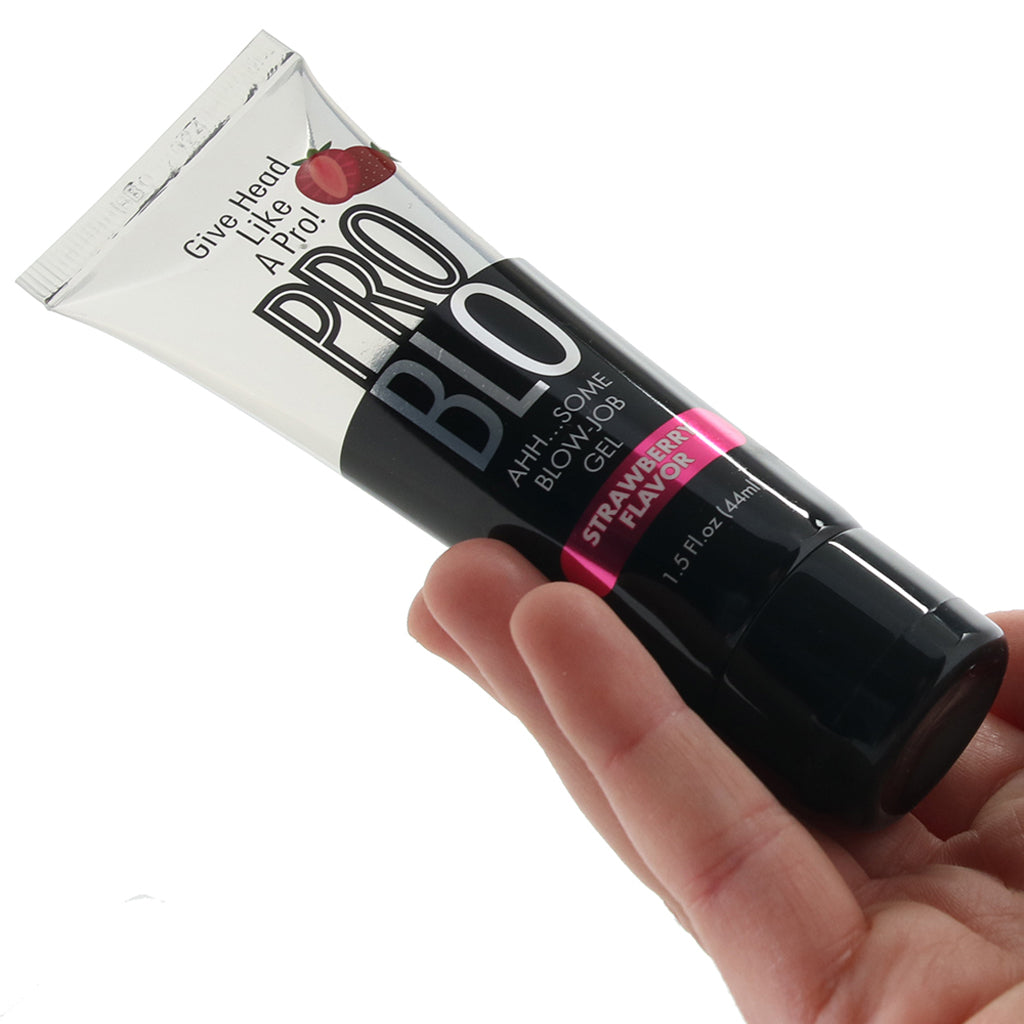 Pro Blo Flavored Oral Gel 1.5oz/44ml in Strawberry - Tophatter's Adult Products Lubes and Lotions > Female Enhancement - Tophatter Daily Deals