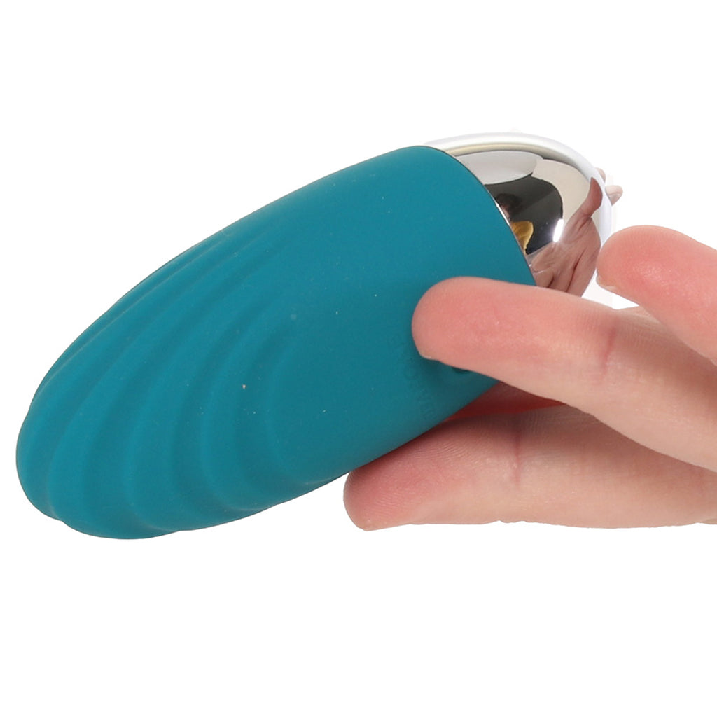 Oval Office Egg Vibe with Remote in Teal - Tophatter's Vibrator Deals Online Vibrators > Bullet and Egg Vibrators - Tophatter Daily Deals