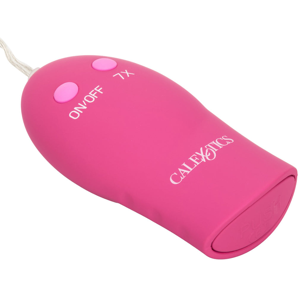 7 Function Power Play Egg Vibe in Pink Vibrators > Bullet and Egg Vibrators - Tophatter Daily Deals