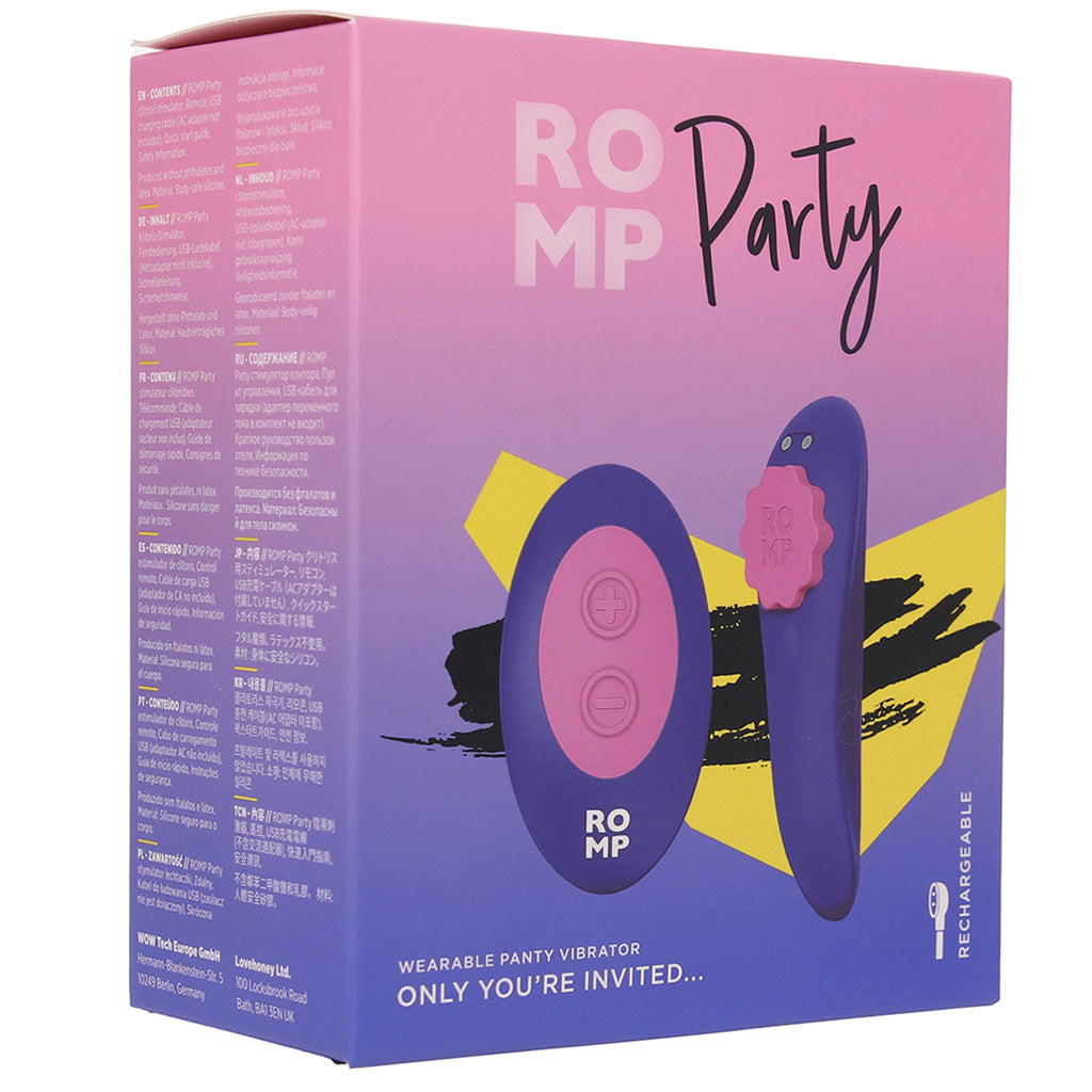 Romp Party Wearable Panty Vibe - Tophatter's Adult Sex Toys Online Vibrators > Wearable & Panty Vibrators - Tophatter Daily Deals