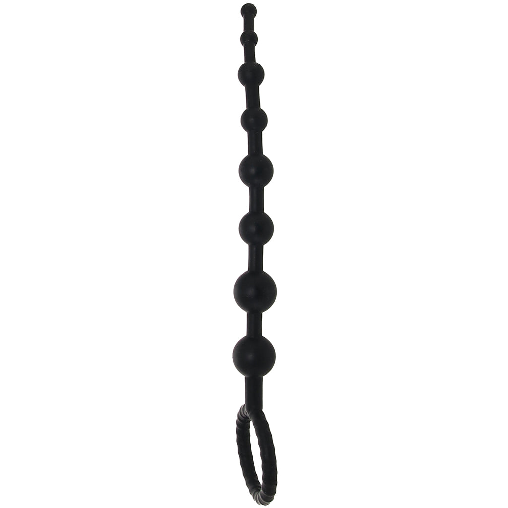 PinkCherry Graduated Anal Beads in Black - Tophatter's Adult Products Anal Sex Toys > Anal Beads - Tophatter Daily Deals