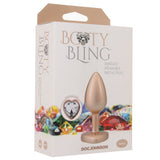 Booty Bling Gold Metal Jewelled Butt Plug in Small Anal Sex Toys > Butt Plugs - Tophatter Daily Deals