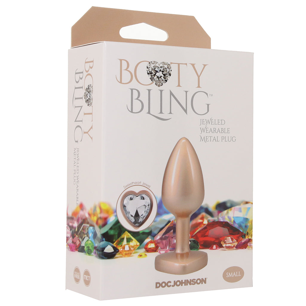 Booty Bling Gold Metal Jewelled Butt Plug in Small Anal Sex Toys > Butt Plugs - Tophatter Daily Deals