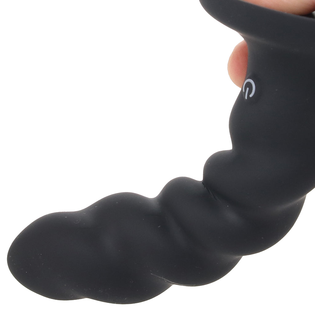 Onyxxx Vibrating Rippled Probe Anal Sex Toys > Anal Vibrators - Tophatter Daily Deals