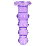 RealRock Crystal Clear Jelly 5.5 Inch Curvy Dildo in Purple Dildo Sex Toys > Anal Dildos - Tophatter Daily Deals