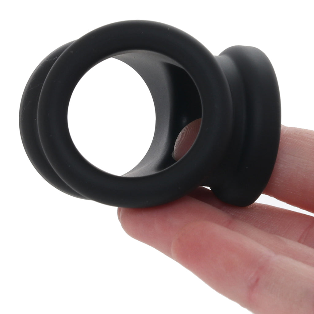 Renegade Piper Cock & Ball Ring in Black Bondage and Fetish > Cock and Ball Devices - Tophatter Daily Deals