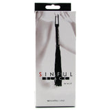 Sinful Whip in Black - Tophatter's Adult Products Bondage and Fetish > Whips and Crops - Tophatter Daily Deals
