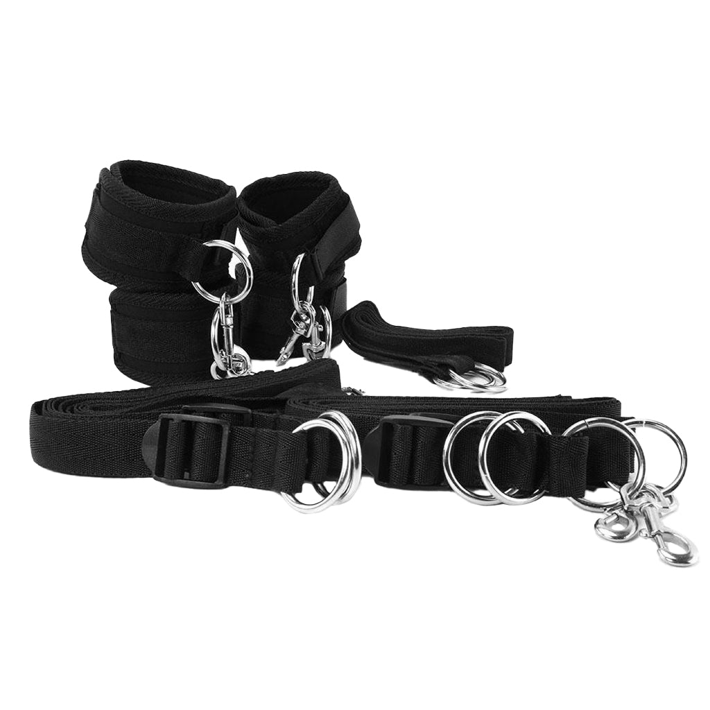 7 Piece Bed Spreader Restraint System Bondage and Fetish > Restraints - Tophatter Daily Deals