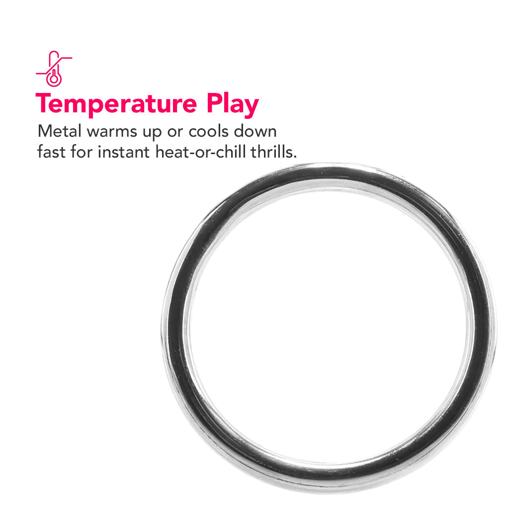 Stainless Steel 3 Piece Cock Ring Set Cock Rings - Tophatter Daily Deals