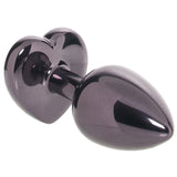 Jewel Black Diamond Heart Plug in Small Anal Sex Toys > Butt Plugs - Tophatter Daily Deals