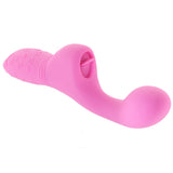 Rechargeable Butterfly Kiss Flicker Vibrator in Pink Vibrators > G-Spot Vibrators - Tophatter Daily Deals