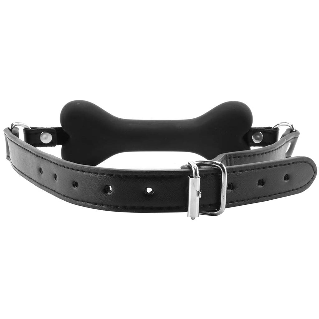 Ouch! Puppy Play Silicone Bone Gag - Tophatter's Adult Products Bondage and Fetish > Ball Gags & Mouth Restraints - Tophatter Daily Deals