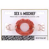 S&M Peaches 'n CreaMe Silicone Lips Gag Bondage and Fetish > Ball Gags & Mouth Restraints - Tophatter Daily Deals