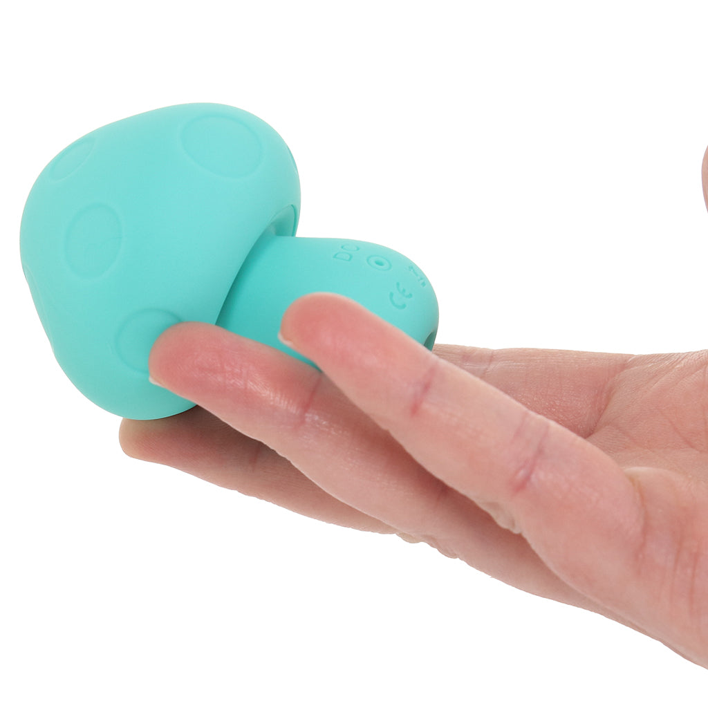 Mochi Silicone Mushroom Mini Vibe in Teal Vibrators > Clitoral Stimulators - Tophatter Daily Deals