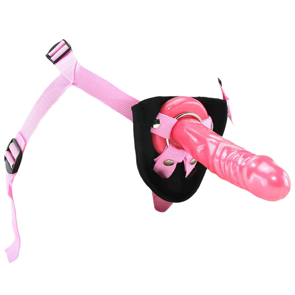Shane's World Pink Harness with Stud Dildo Sex Toys > Strap-On and Harnesses - Tophatter Daily Deals