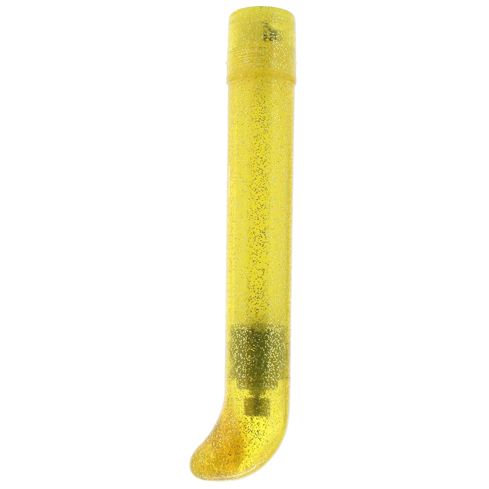 Sparkle Slim G-Vibe in Yellow - Tophatter's Adult Sex Toys Online Vibrators > G-Spot Vibrators - Tophatter Daily Deals