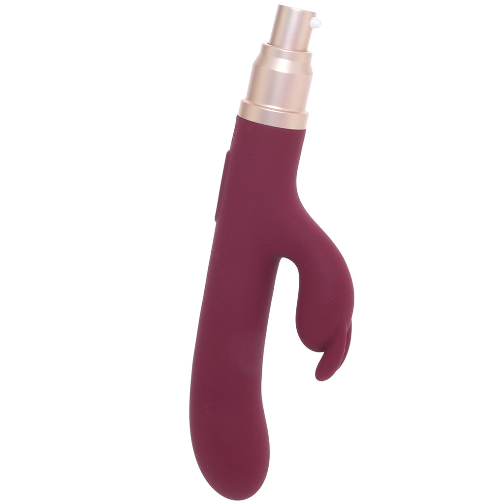 Loveline The Traveler Rabbit Vibe in Burgundy Vibrators > Rabbit Vibrators - Tophatter Daily Deals
