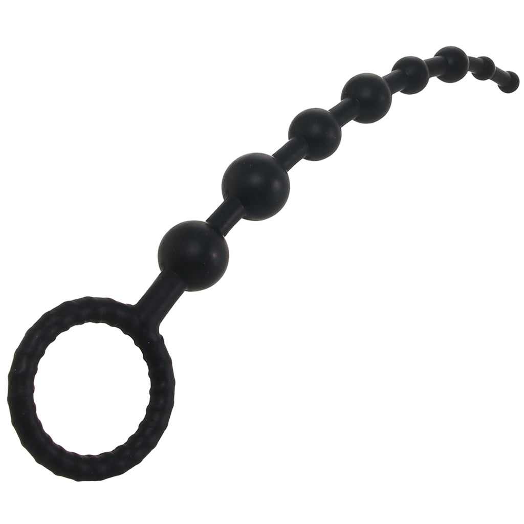 PinkCherry Graduated Anal Beads in Black - Tophatter's Adult Products Anal Sex Toys > Anal Beads - Tophatter Daily Deals