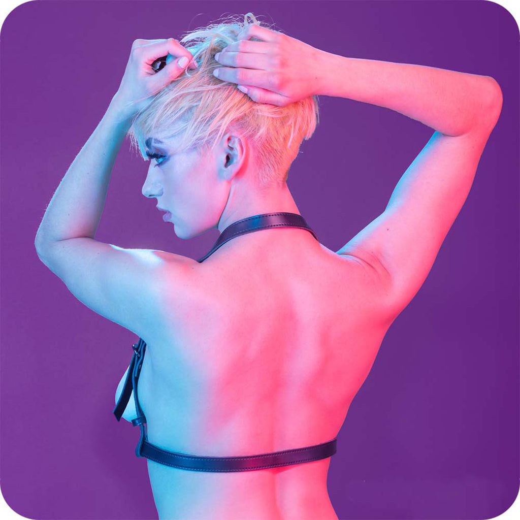 Euphoria Halter Buckle Harness Bondage and Fetish > Men's Bondage Wear - Tophatter Daily Deals