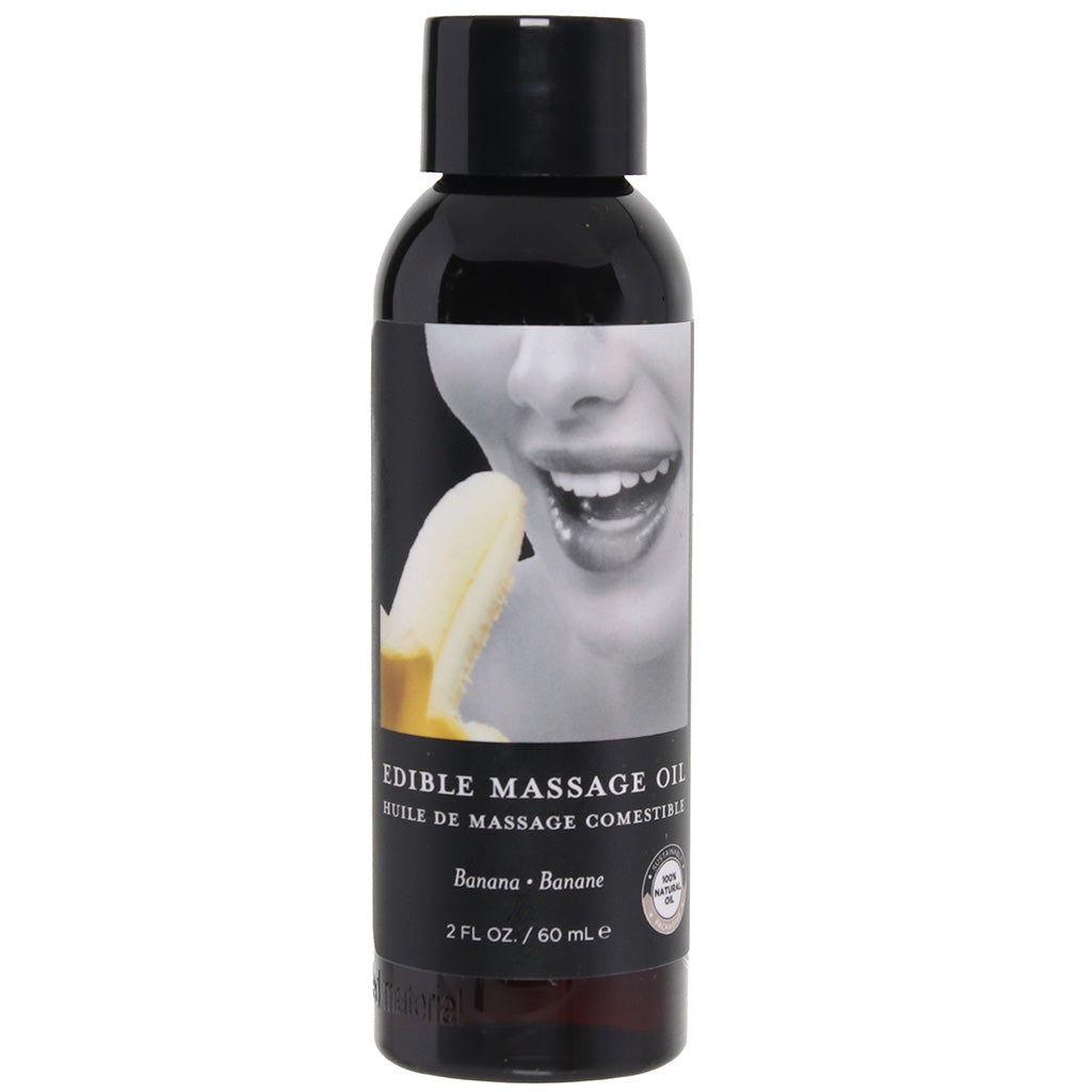 Edible Massage Oil 2oz/60ml in Banana - Tophatter's Adult Products Sensual Love > Massage - Tophatter Daily Deals