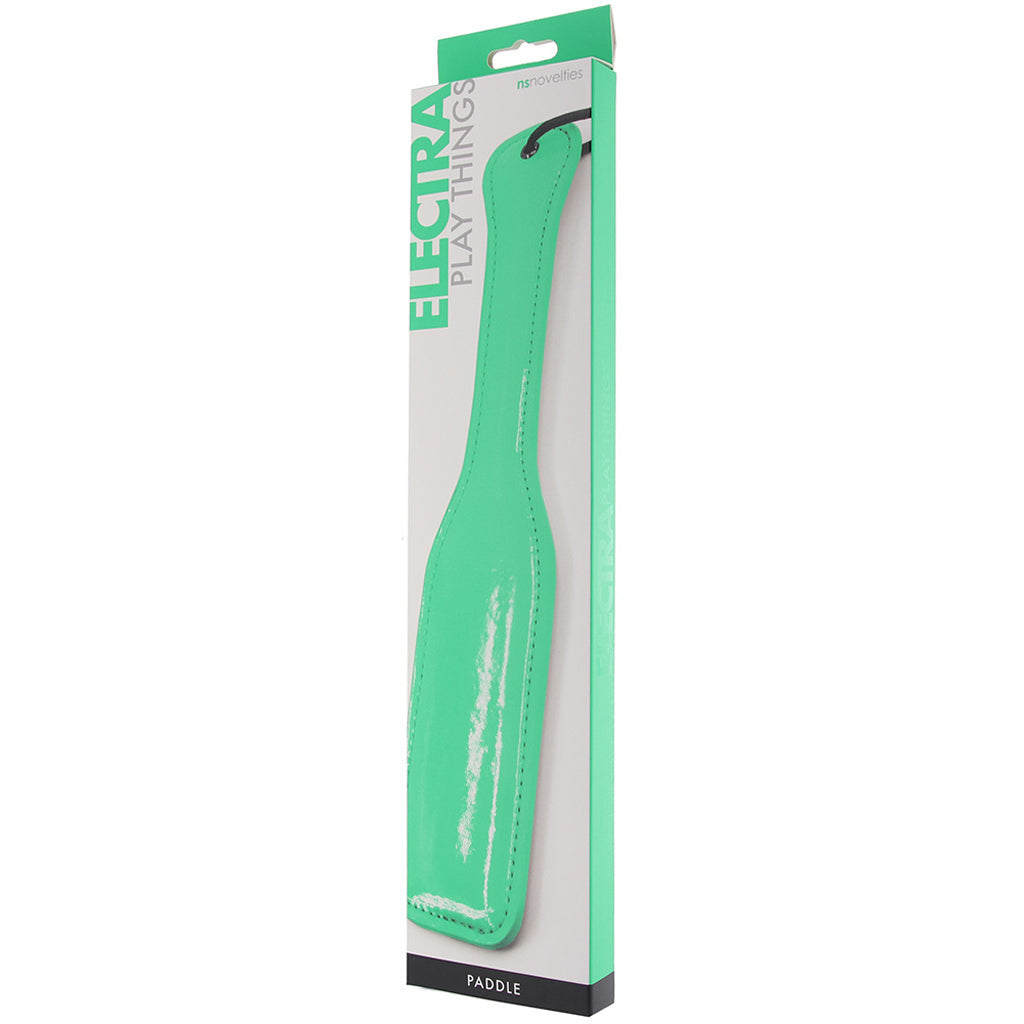 Electra Play Things Paddle in Neon Green Bondage and Fetish > Whips and Crops - Tophatter Daily Deals