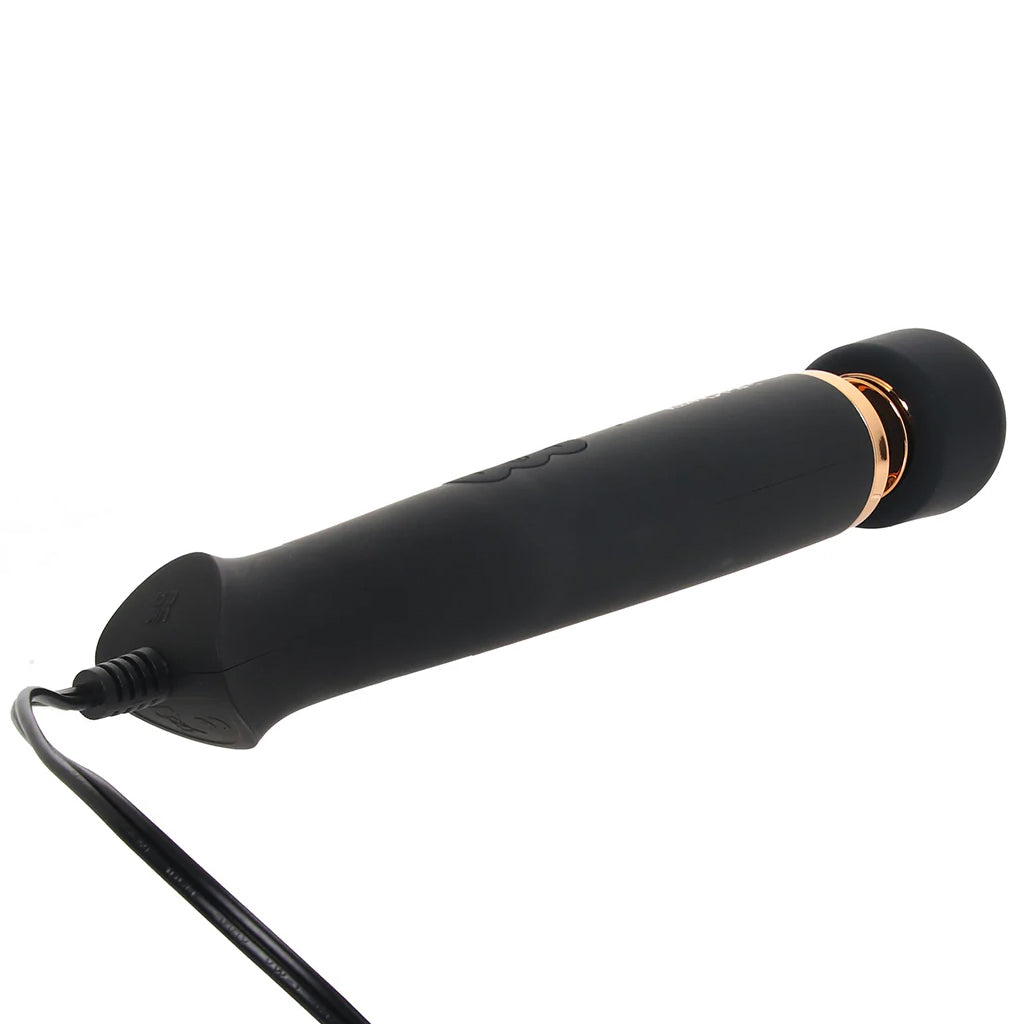PinkCherry Premium Powered Wand in Black Vibrators > Wands - Tophatter Daily Deals