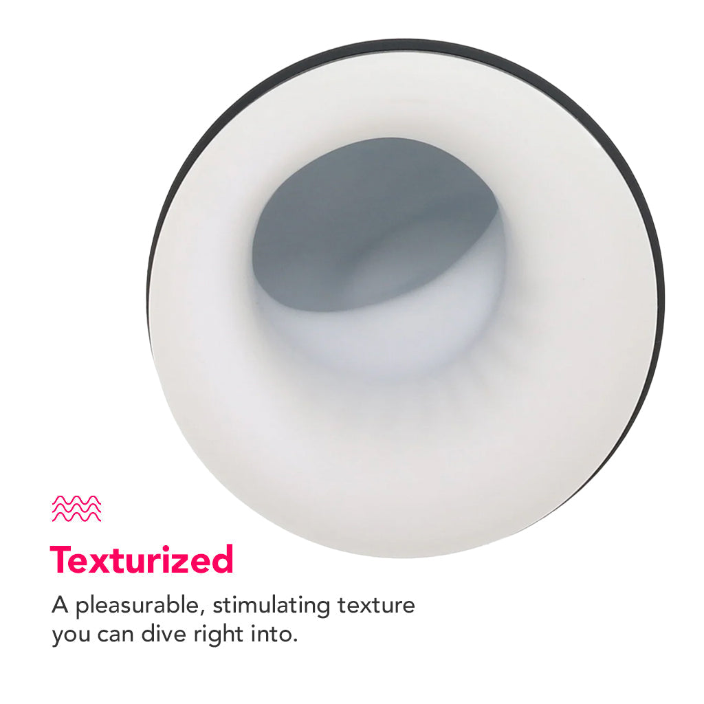 PinkCherry Premium Vibrating And Warming Silicone Stroker - Tophatter's Adult Products Male Masturbators > Self-Contained Strokers - Tophatter Daily Deals