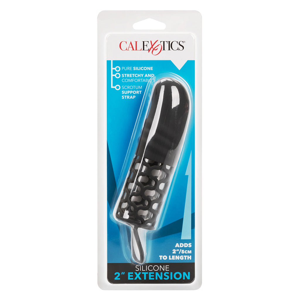Silicone 2 Inch Extension in Black Male Enhancement > Extenders and Sleeves - Tophatter Daily Deals